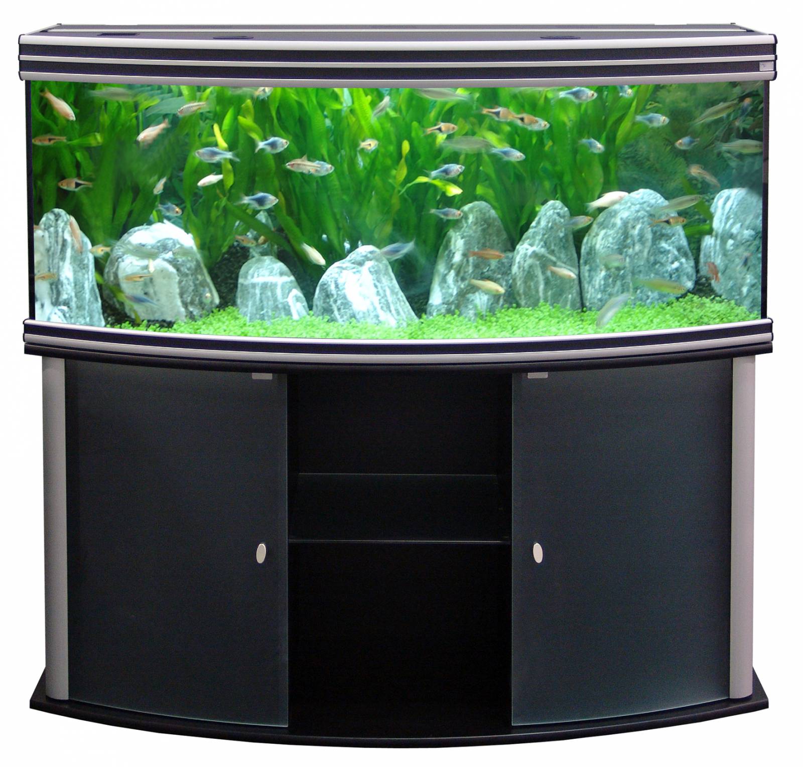 аквариум 150 литров с тумбой угловой